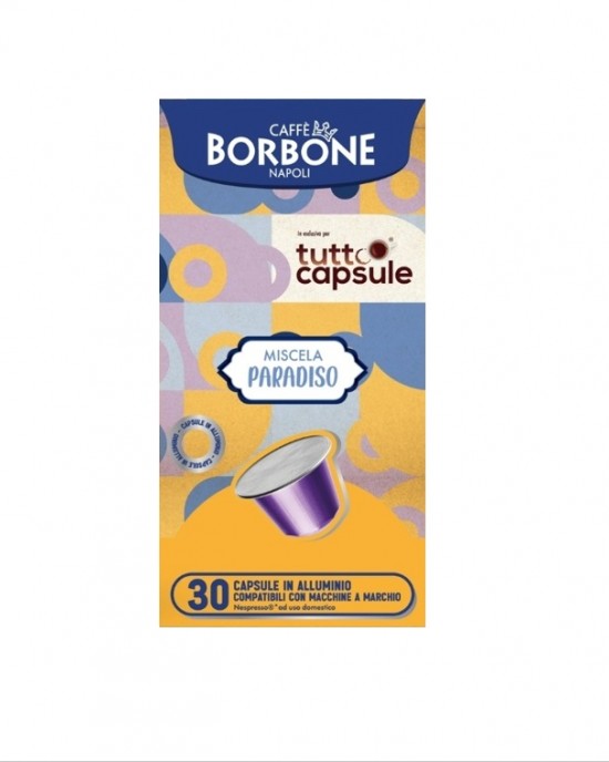 BORBONE Tutto Capsule PARADISO – 30 алуминиеви капсули
