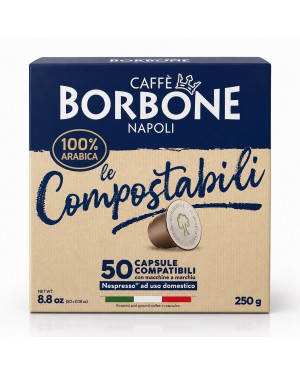 Borbone Nespresso Capsules 100% Arabica Compostabili - 50 капсули