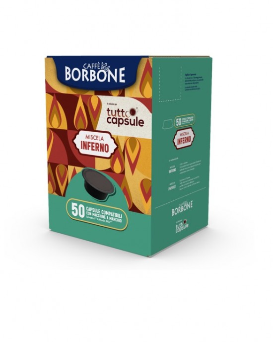 BORBONE Tutto Capsule Inferno A Modo Mio -100 капсули