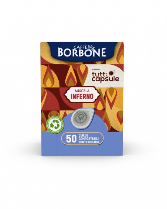 Caffe Borbone Inferno – 50 хартиени дози