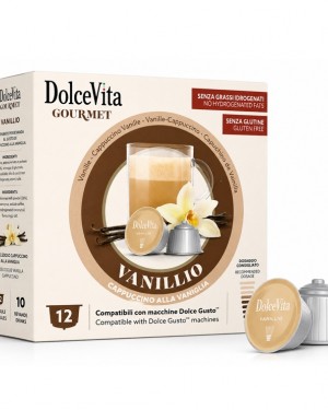 Dolce Vita Vanilla Cappuccino - съвместими с Dolce Gusto  - 12 бр
