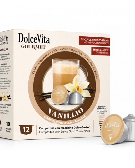 Dolce Vita Vanilla Cappuccino - съвместими с Dolce Gusto  - 12 бр
