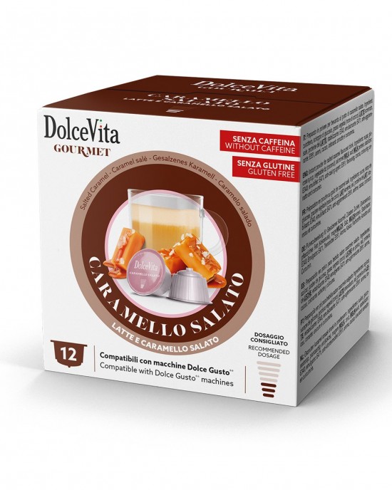 Dolce Vita Salted Caramel - съвместими с Dolce Gusto -12 бр. 