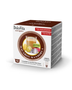 Dolce Vita Macaron Mandorla - съвместими с Dolce Gusto  - 12 бр