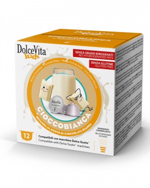 Dolce Vita Cioccobianca - съвместими с Dolce Gusto -12 бр. 