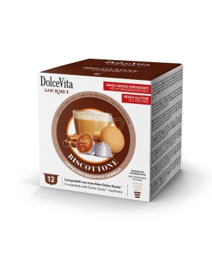 Dolce Vita BISCOTTONE - съвместими с Dolce Gusto  - 12 бр