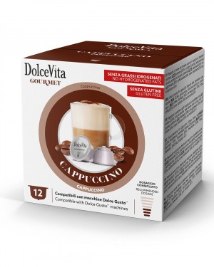 Dolce Vita CAPPUCCINO - съвместими с Dolce Gusto -12 бр. 