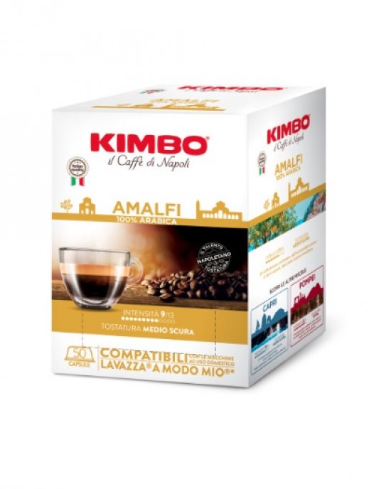 Kimbo Amalfi A Modo Mio - 100% arabica - 100 бр. 