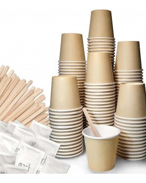 Coffee kit -  захарчета, бъркалки и чашки - 50бр