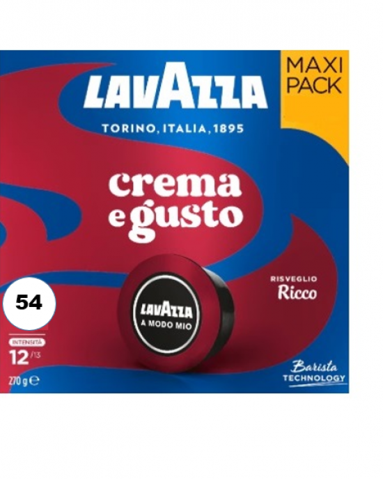 54 бр. Lavazza Crema e Gusto Ricco A Modo Mio 