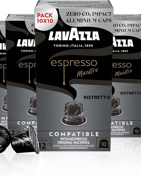 Lavazza Espresso Maestro Ristretto - 100 Неспресо съвместими капсули