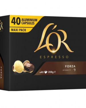 L'OR - ESPRESSO FORZA - Nespresso съвместими капсули – 40бр.