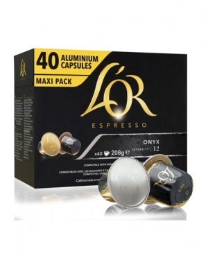 L'OR – ESPRESSO ONYX - Nespresso съвместими капсули – 40бр.