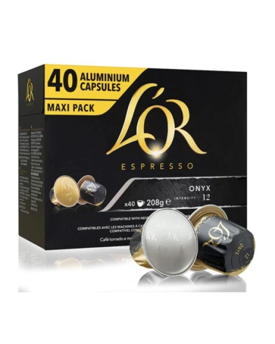 L'OR – ESPRESSO ONYX - Nespresso съвместими капсули – 40бр.