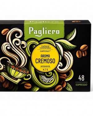 Pagliero Aroma Cremoso Caffitaly съвместими - 48 капсули