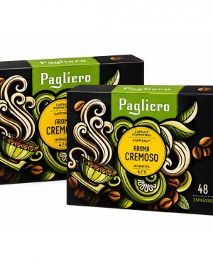 Pagliero Aroma Cremoso Caffitaly съвместими - 96 капсули