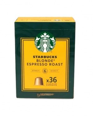 STARBUCKS BLONDE ESPRESSO ROAST NESPRESSO СЪВМЕСТИМИ КАПСУЛИ - 36бр