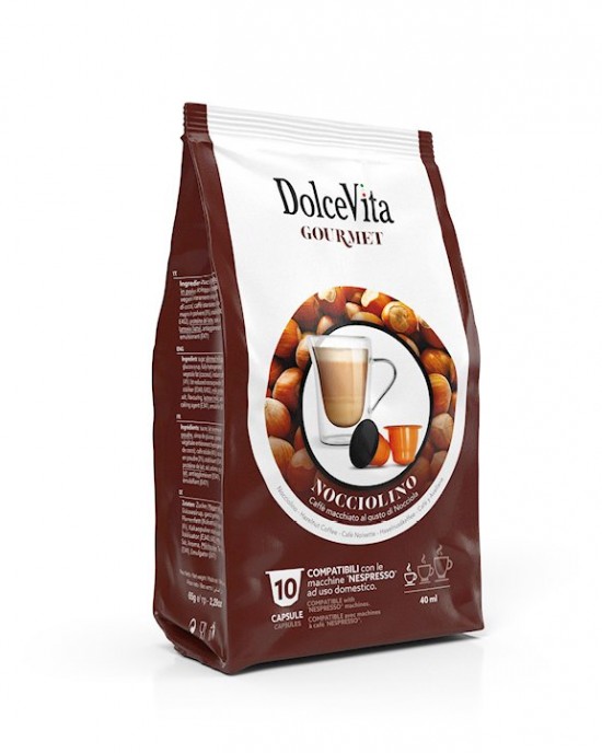 DOLCE VITA NOCCIOLINO - Nespresso съвместими – 10 капсули