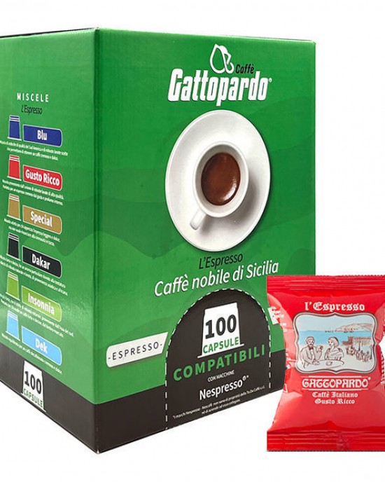 GATTOPARDO RICCO – Nespresso съвместими – 100бр.