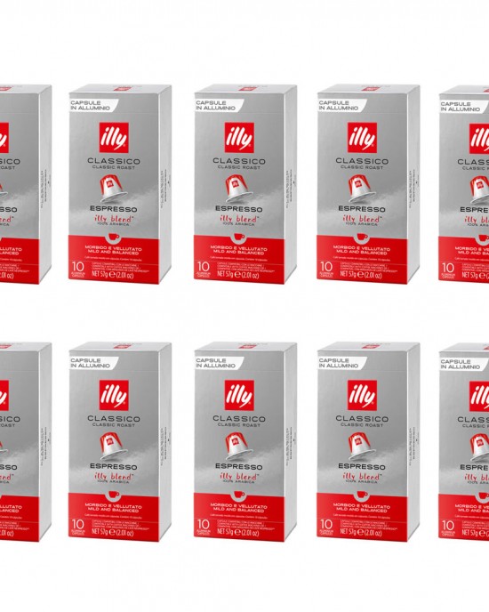 Illy Неспресо Съвместими Classico – 100бр. 