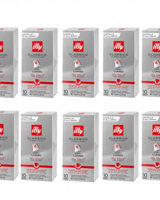 Illy Неспресо Съвместими Classico Lungo – 100бр.