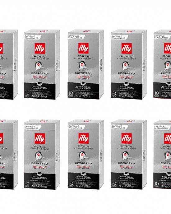 Illy Неспресо Съвместими Forte – 100бр. 