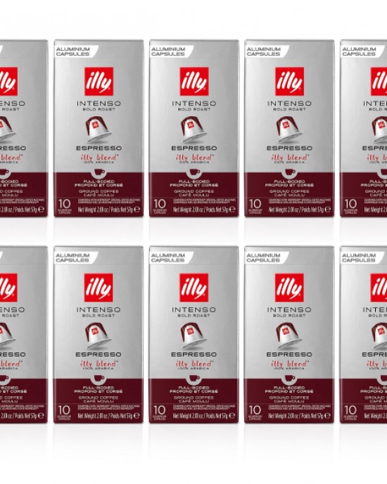 Illy Неспресо Съвместими Intenso – 100бр.  