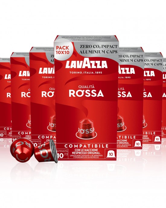 Lavazza Qualità Rossa - 100 Неспресо съвместими капсули