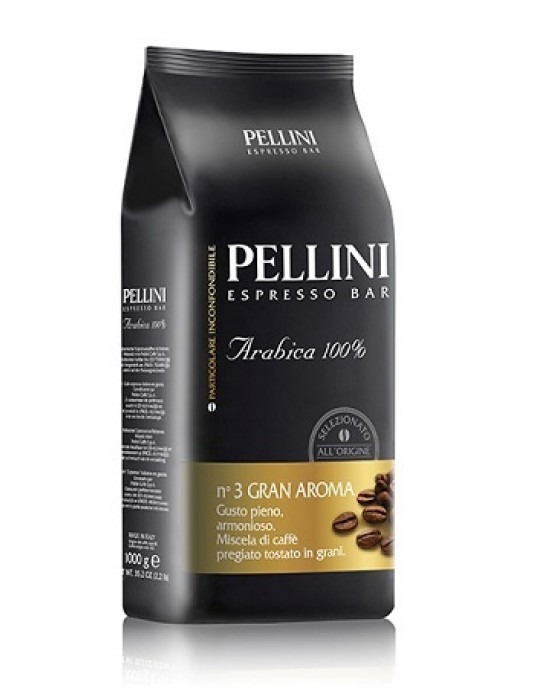 Pellini N3 Gran Aroma 100% Арабика 1 кг.