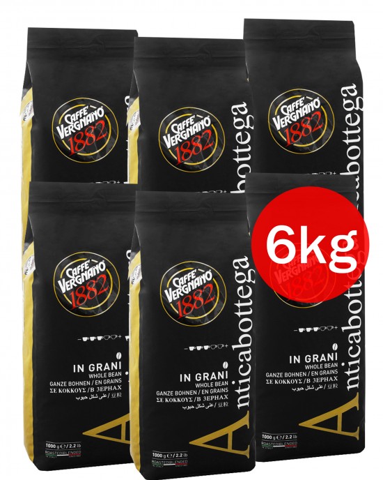 Кафе на зърна Vergnano Antica Bottega - 6кг.
